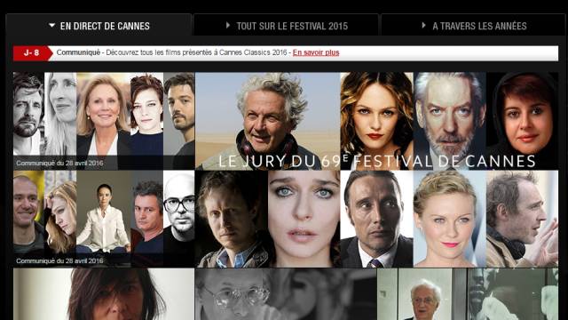 Temps calme avant Cannes 2016